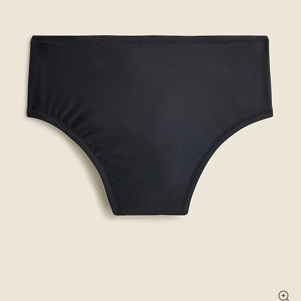 J. Crew Women's Classic Black Bikini Bottom - Picture 5 of 8